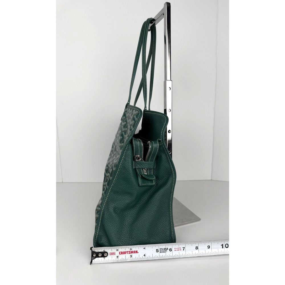 Goyard Sac Hardy PM Tote Bag in Green Goyardine Coated Canvas with Pouch E-8 - Picture 13 of 15